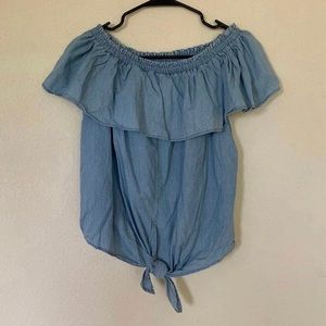 Express Denim Top